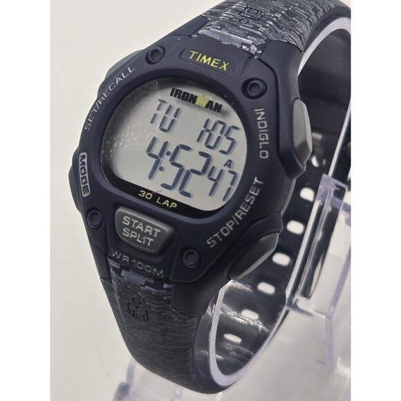 Timex Ironman Ladies' Navy Blue Digital Watch. New Battery. MINT - Picture 5 of 9